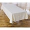 Atlas Commercial Products 60" x 102" Polyester Tablecloth, Ivory PY-60x102-02 - alternate 3
